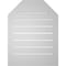 Ekena Millwork Octagonal Top Surface Mount PVC Gable Vent w/ 2"W x 2"P Brickmould Sill Frame, 20"W x 26"H GVPOT20X2603SF - alternate 4